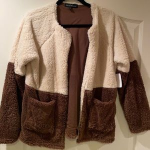 Throw over cardigan